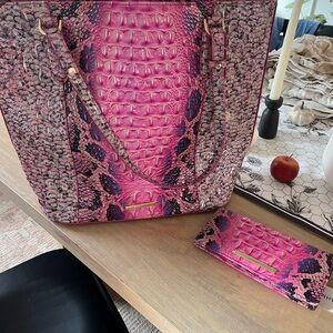 NWT Brahmin Abigail bag and Ady wallet set